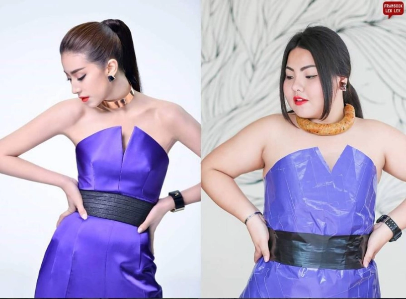 Nàng béo thái lan biến đồ ăn thành thời trang cosplay cực ấn tượng - 5