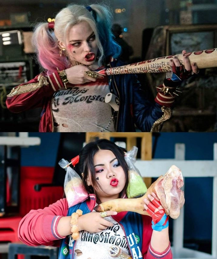 Nàng béo thái lan biến đồ ăn thành thời trang cosplay cực ấn tượng - 6