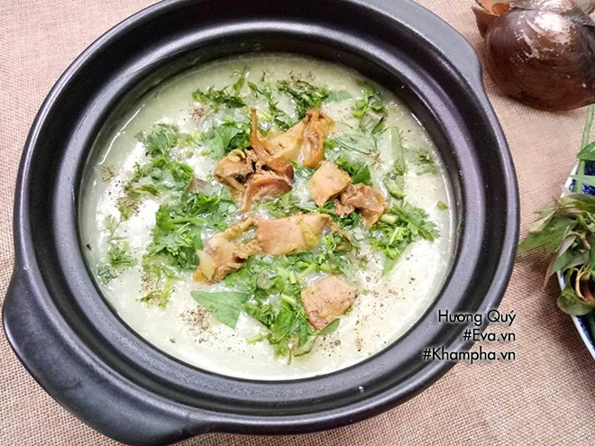 Nấu cháo trai ngọt thơm đãi cả nhà bữa sáng cuối tuần - 9