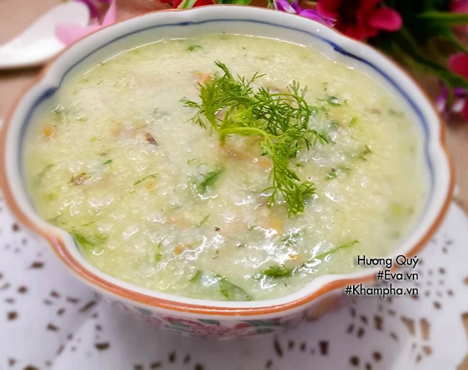 Nấu cháo trai ngọt thơm đãi cả nhà bữa sáng cuối tuần - 11
