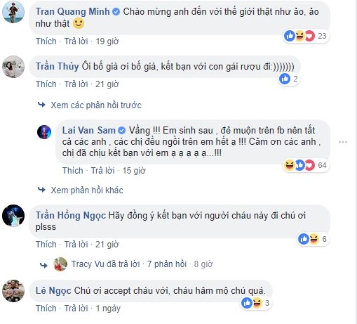 Nhà báo lại văn sâm chơi facebook cảm ơn các anh chị đã chịu kết bạn nhé - 3