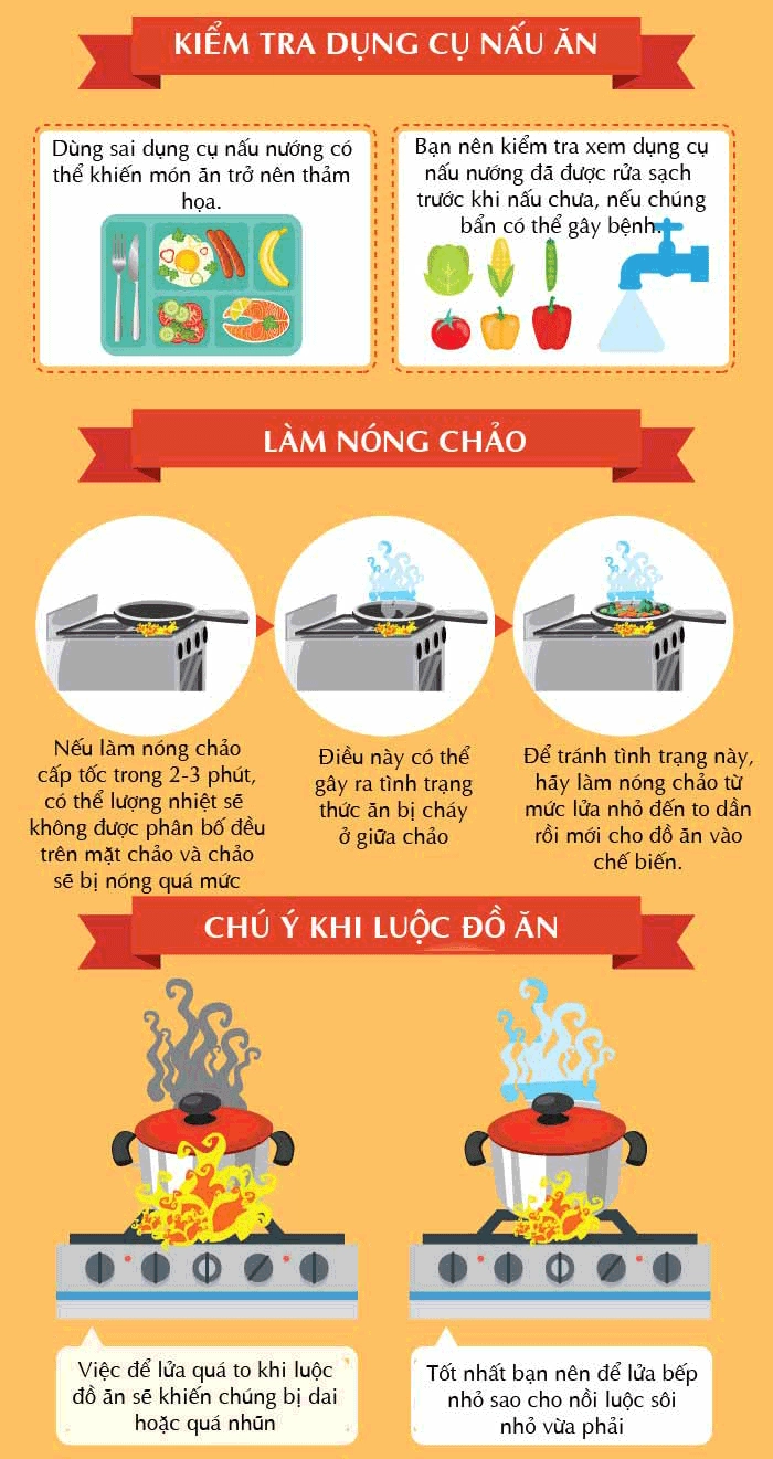 Những mẹo nhỏ tránh các lỗi cơ bản khi nấu ăn - 2