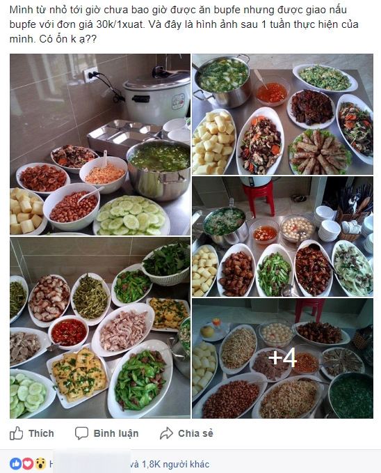 Nữ bếp trưởng thanh hoa khoe mâm buffet văn phòng chỉ 30 nghìnngười ai cũng thèm - 2