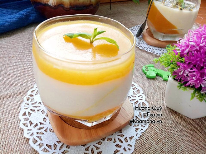 Panna cotta chanh dây chuẩn vị ăn đã miệng mùa hè - 11