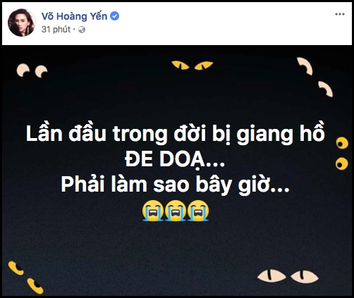 Siêu mẫu võ hoàng yến cầu cứu vì bị giang hồ đe doạ - 1