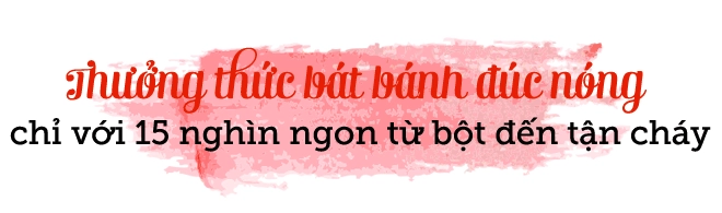 Trời lạnh đi ăn ngay bánh đúc nóng 15 nghìn ở trung tự ngon từ bột đến tận cháy - 2