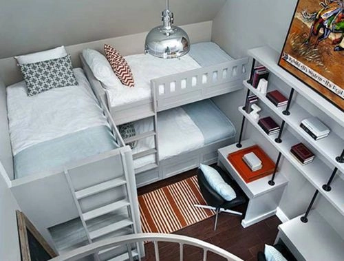 20 mẫu giường tầng cho nhà có trẻ nhỏ hoặc căn hộ chật hẹp - 16