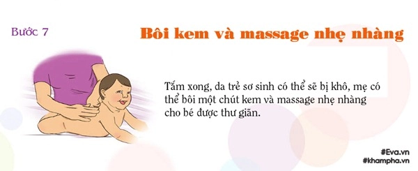 7 bước cơ bản nhưng chuẩn nhất khi tắm cho trẻ sơ sinh - 4