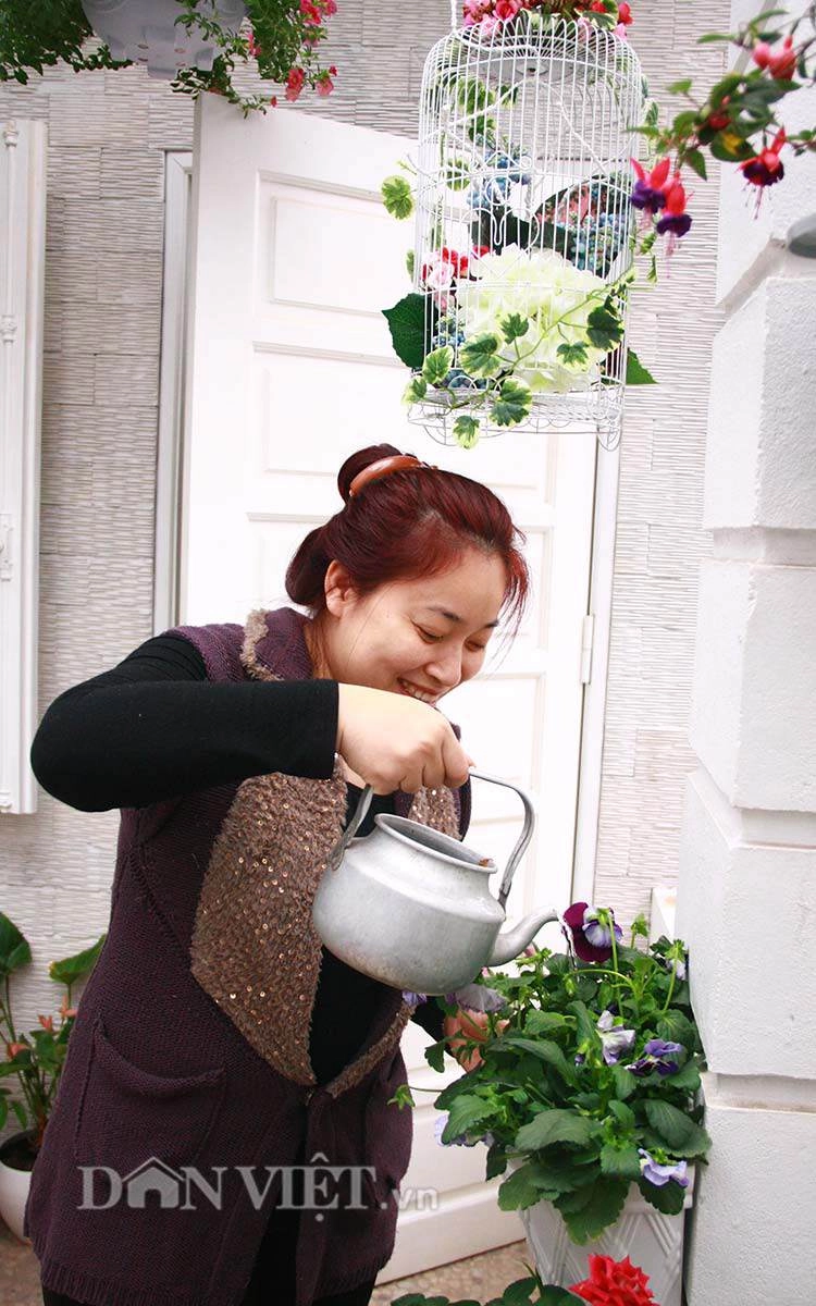 Ban công ngập sắc hoa xuân khiến ai cũng phải lòng của mẹ hà thành - 10