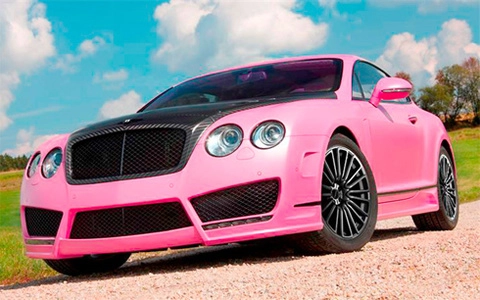  bentley độ mansory hồng tím bản nhái - 1