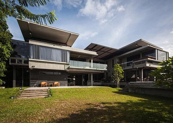 Biệt thự cho hai thế hệ được khen ngợi với kiến trúc đẹp như resort - 3