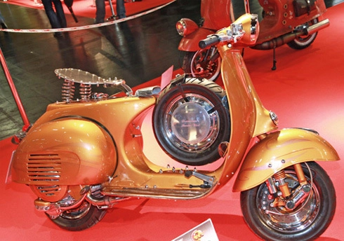  bộ 3 vespa độ ấn tượng ở intermot - 7