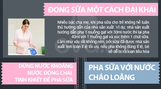 Cấm kỵ pha sữa cho trẻ mẹ nên biết - 2