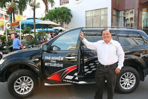  caravan lái thử xe mitsubishi tại miền trung - 1