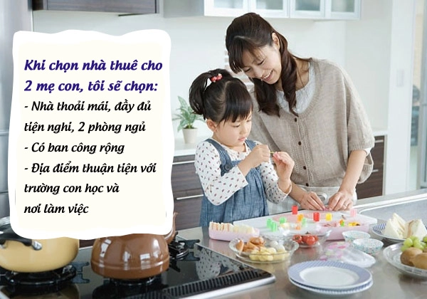 Chọn nhà thuê cho nữ độc thân phần 3 - mẹ đơn thân nuôi con nhỏ - 3