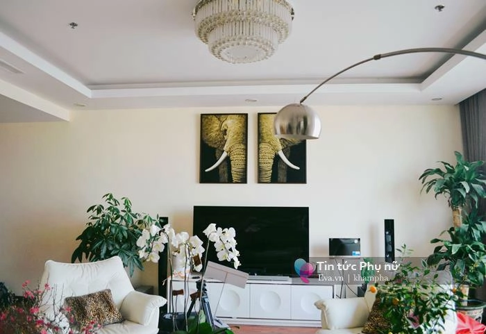 Chung cư tiền tỷ ngập sắc hoa xuân của á hậu huyền my ngày tết - 5