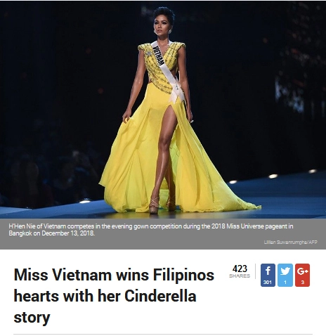 Chuyên gia và báo giới philippines hết lời khen ngợi hhen niê dù đại diện nước nhà mới chính là hoa hậu hòan vũ - 3