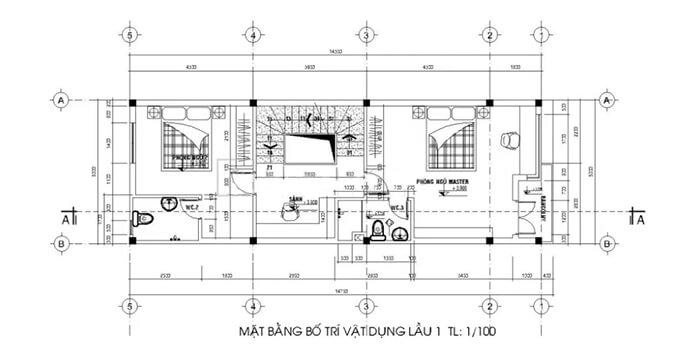Dẫn đầu xu hướng kiến trúc 2019 với 5 mẫu nhà ống 2 tầng 3 phòng ngủ chỉ 400 triệu - 3