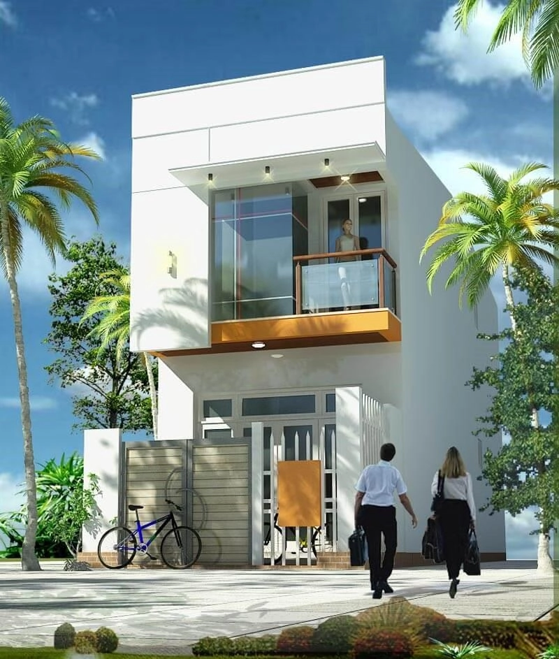 Dẫn đầu xu hướng kiến trúc 2019 với 5 mẫu nhà ống 2 tầng 3 phòng ngủ chỉ 400 triệu - 5