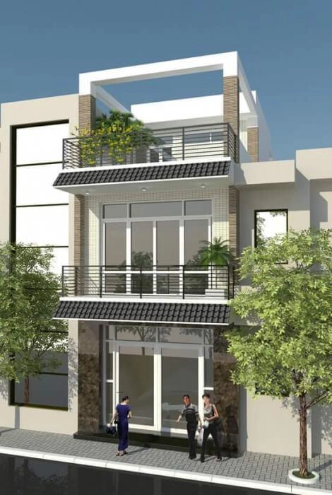 Dẫn đầu xu hướng kiến trúc 2019 với 5 mẫu nhà ống 2 tầng 3 phòng ngủ chỉ 400 triệu - 17