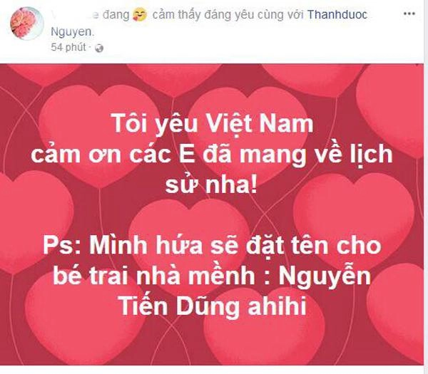 Đặt tên con là quang hải hay tiến dũng - câu hỏi hot nhất facebook lúc này - 1