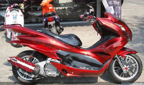  độ honda pcx ở thái lan - 1