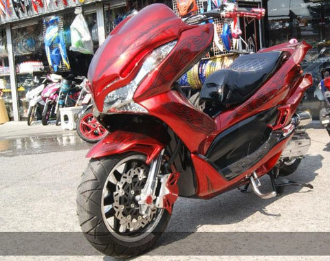  độ honda pcx ở thái lan - 2