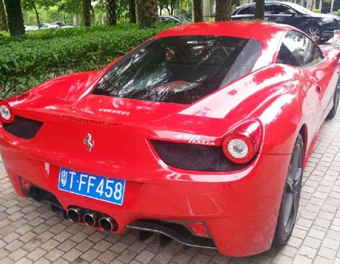  ferrari 458 italy biển số độc - 1