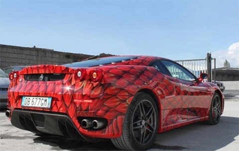  ferrari f430 sơn họa tiết da rồng - 5