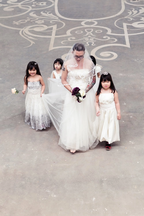 Gặp bố đơn thân gây xúc động khi mặc váy cưới vì con - 5