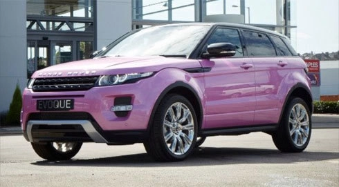  hàng hiếm range rover evoque màu hồng - 1