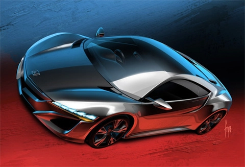  honda nsx concept sẽ xuất hiện ở geneva - 1