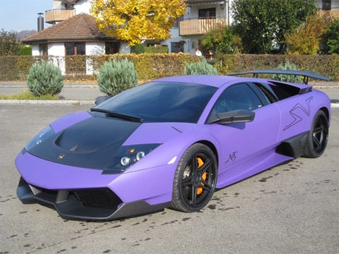  lamborghi lp670-4 sv độ màu tím - 1