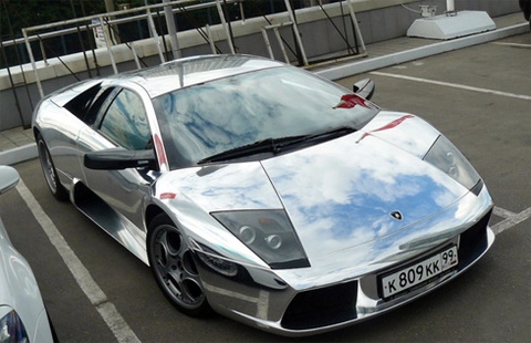  lamborghini murcielago mạ crôm ở nga - 1