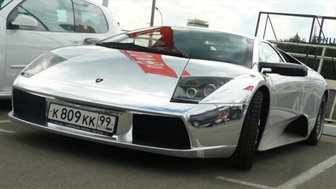  lamborghini murcielago mạ crôm ở nga - 2