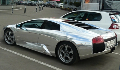  lamborghini murcielago mạ crôm ở nga - 3