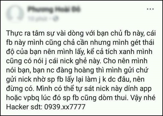 Lan khuê chấp nhận mất facebook gần 1 triệu follows thay vì xin lỗi hacker để lấy lại - 1