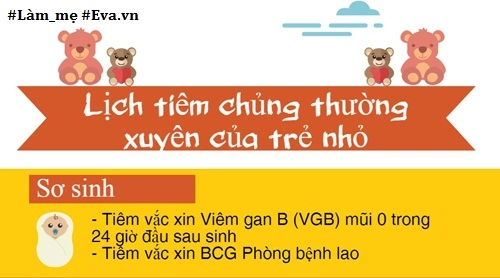 Lịch tiêm chủng cho bé mẹ nên ghi nhớ kỹ - 1