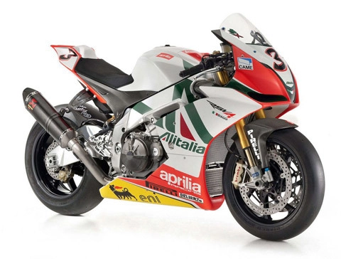  lộ diện aprilia rsv4 phiên bản max biaggi - 1