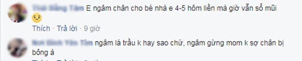 Mẹ bỉm sữa truyền nhau cách ngâm chân nước gừng trị ho cho con bác sĩ nói gì - 5