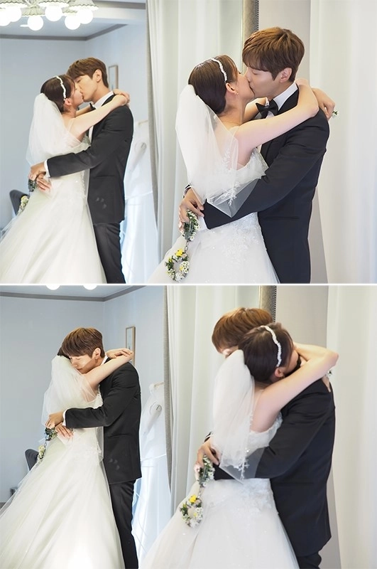 Một vòng k-biz 392017 jackson khoe cơ bắp cuồn cuộn seohyun và ji hyun woo lại hôn nhau đắm đuối trong khi thử đồ cưới - 3