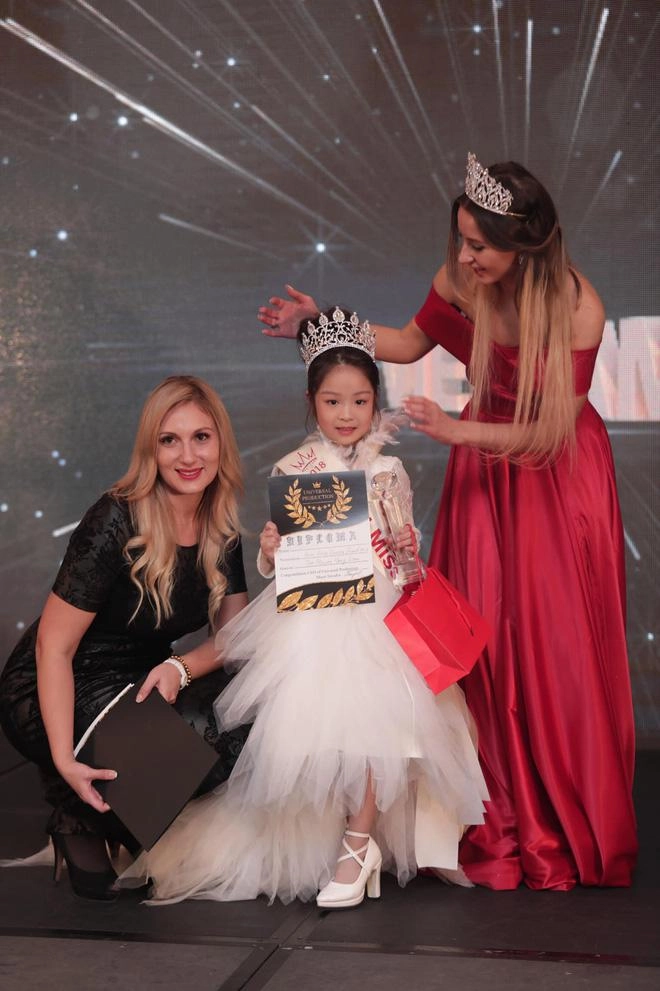 Mỹ nhân nhí 6 tuổi hải phòng đoạt giải miss eurasia 2018 quốc phục gây chú ý - 1