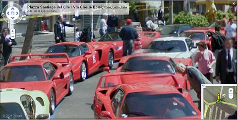  ngày hội ferrari trên google street view - 2