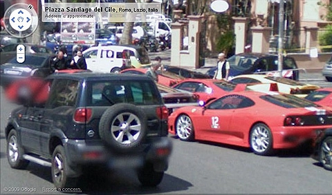  ngày hội ferrari trên google street view - 3