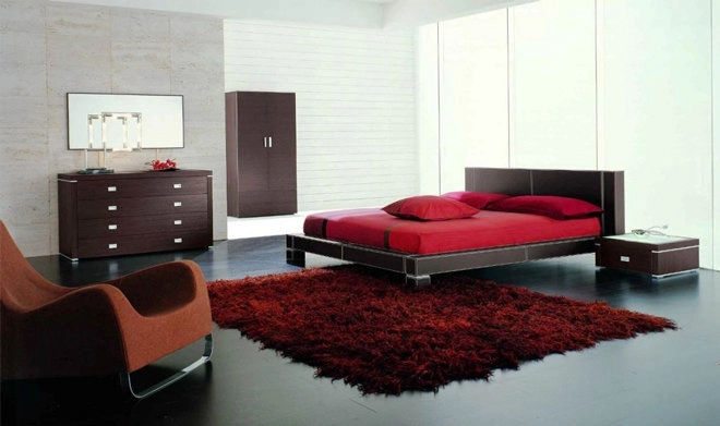 Phòng ngủ màu đỏ khơi gợi đam mê đôi lứa - 6