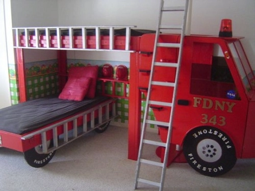 Phòng rộng hay chật bố mẹ cũng nên sắm ngay giường tầng độc đáo cho con - 2
