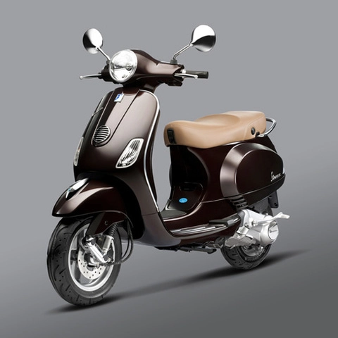  piaggio việt nam ra mắt vespa lx nâu - 2