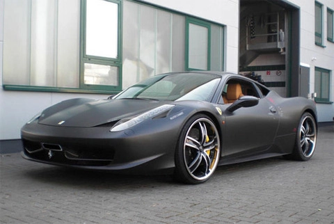  siêu xe ferrari 458 italia độ toàn đen - 1