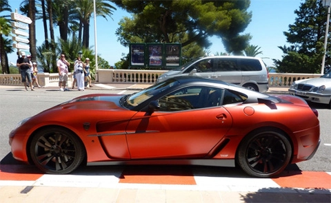  siêu xe ferrari 599 gtb fiorano lột xác - 3