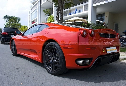  siêu xe ferrari f430 dạo phố sài gòn - 4